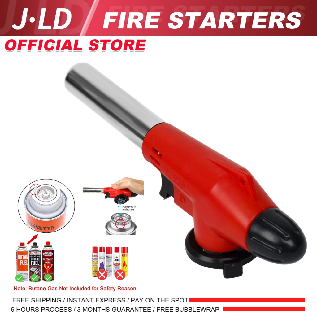 JLD Gas Torch Flame Gun BBQ Blow Torch dengan Api yang Dapat Disesuaikan