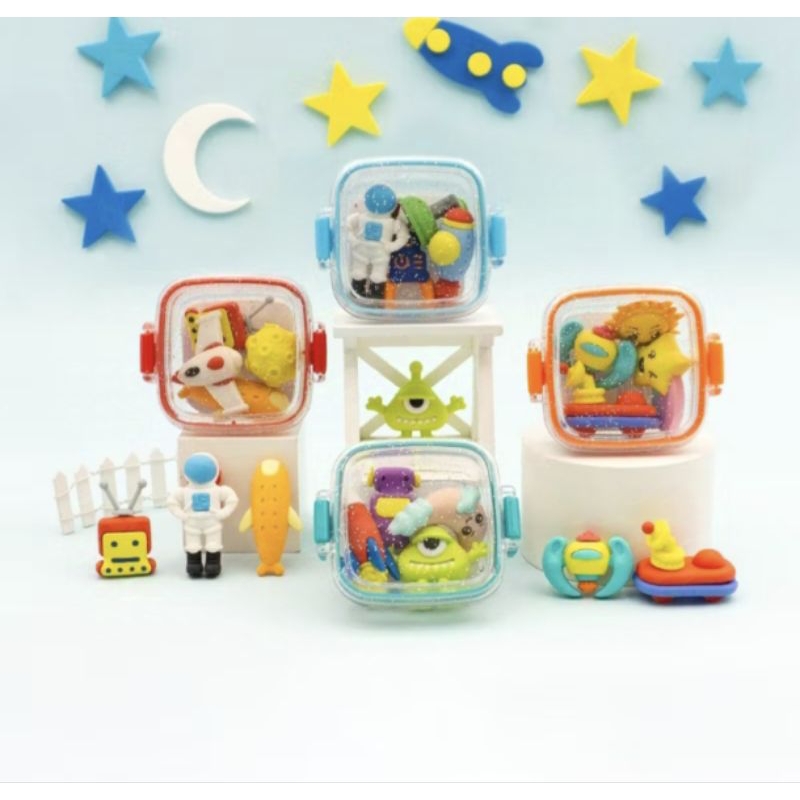 

Set Penghapus Karakter Astronot- Box
