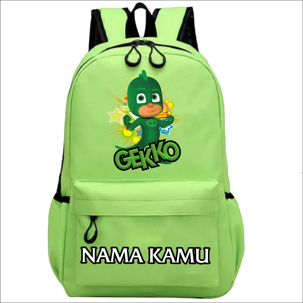 Tas Ransel Anak Sekolah Laki Laki  Gambar PJ MAKS GEKKO