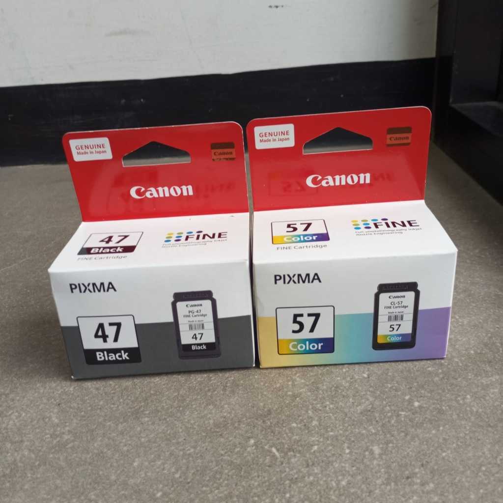 Catridge Canon 47 Black 57 Color for printer Canon E400 E410 E417