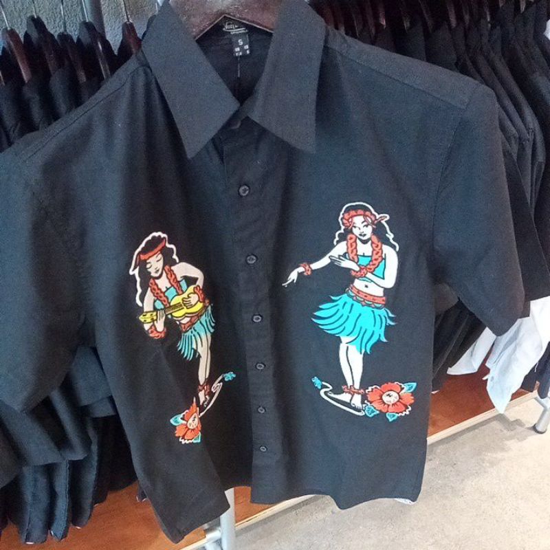 KEMEJA VON DUTCH ORIGINAL BLACK