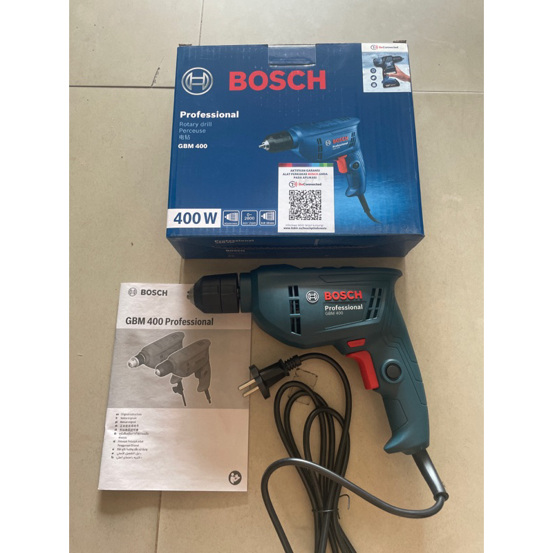 mesin bor BOSCH 10mm GBM 400 / mesin bor tangan bosch 10mm 400watt