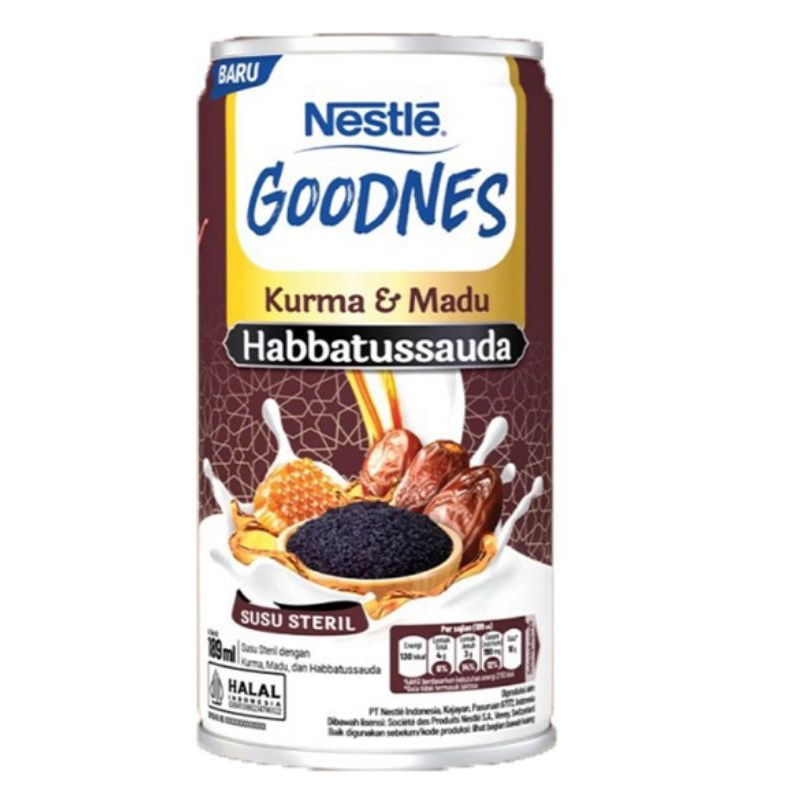 

Nestle Goodnes Kurma & Madu Habbatussauda 189 ml