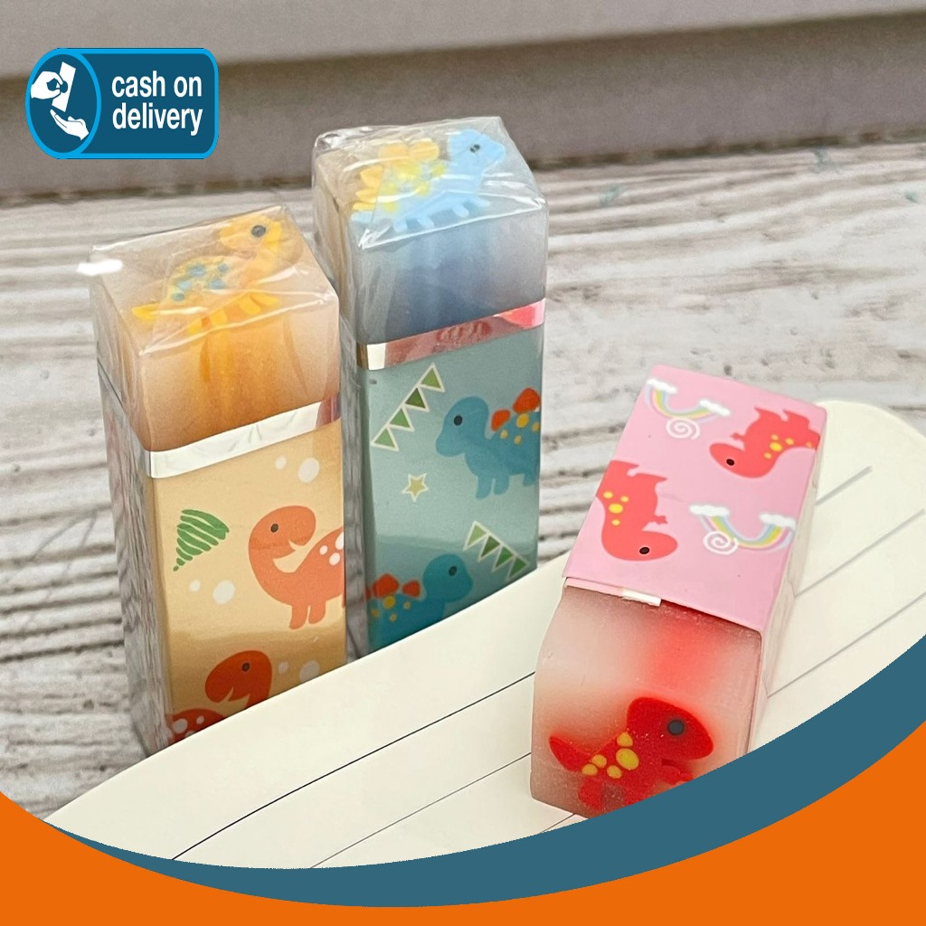 

PENGHAPUS KOTAK MOTIF DINOSAURUS ER-1500 ERASER HAPUSAN KARET SETIP STIP LUCU ANAK ALAT TULIS KANTOR SEKOLAH MURAH TERMURAH COD