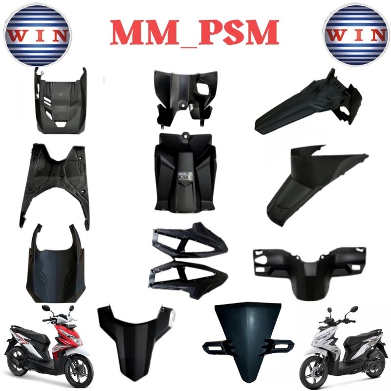 FULL BODY KASAR BEAT ECO / STREET 2016-2019 MEREK WIN COVER BODY KASAR FULL SET BEAT ECO/STREET MERE