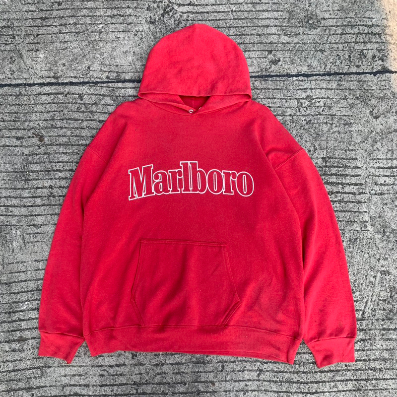 VINTAGE HOODIE MARLBORO RED