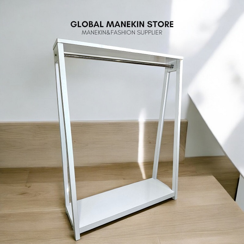 Gawang Baju Kayu | Gawangan Kayu | Rak Baju Kayu | Stand Gawang Kayu