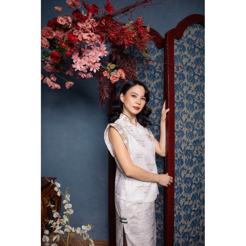 [ WEARING INS ] FEI RU TOP | Baju Imlek Couple | Atasan Imlek | Baju Chongsam Couple | Baju Chongsam