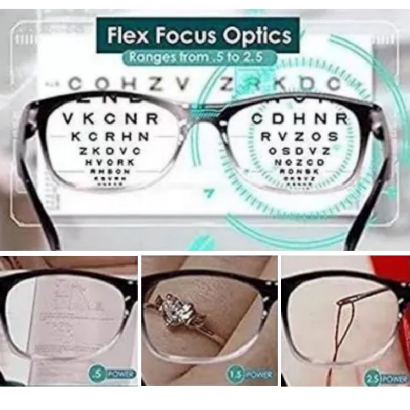 BISA COD PROMO Kacamata Fokus Otomatis | Kacamata Baca Yang Bisa Fokus Otomatis