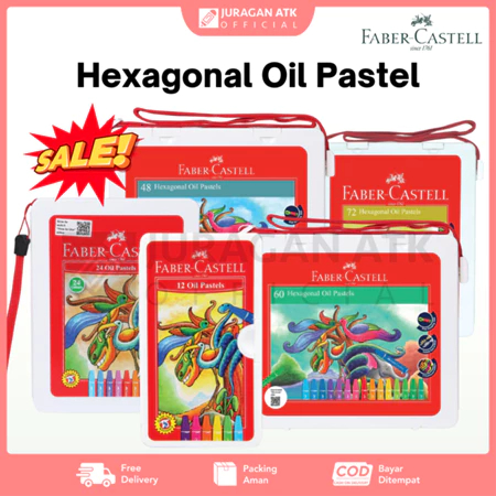 

Faber-Castell Hexagonal Oil Pastel 24 48 60 Warna Krayon Faber-Castell