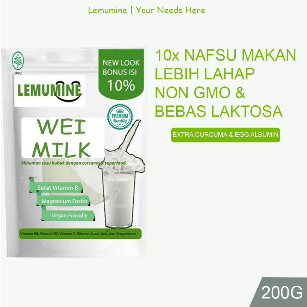 

Penggemuk Badan Bpom Permanen Susu Penggemuk Badan Penambah Berat Badan Vitamin Penamabah Nafsu Makan Dewasa Permanen Obat Gemuk Dewasa Lemumine (200g)