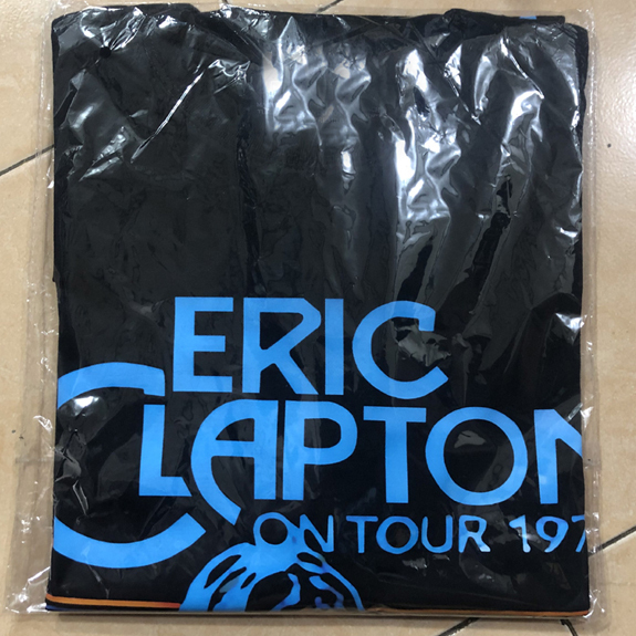 LANGSUNG ORDER AJA || READY STOCK || Kaos Vintage Eric Clapton Tour 1974 Tshirt Casual 100% Cotton |