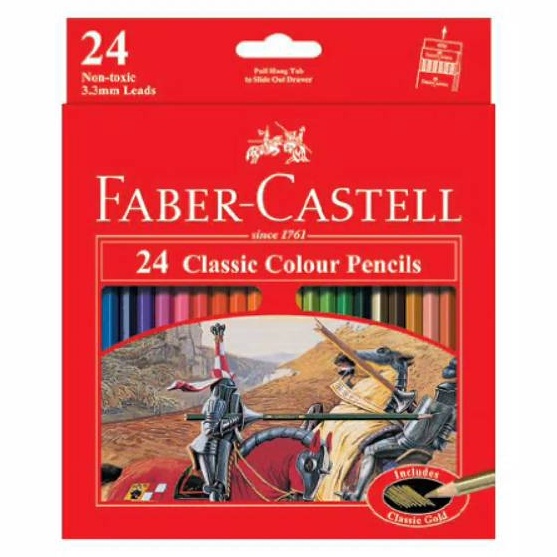

Price Pensil warna 24 Faber Castell Classic colour 24 Warna Faber Castell
