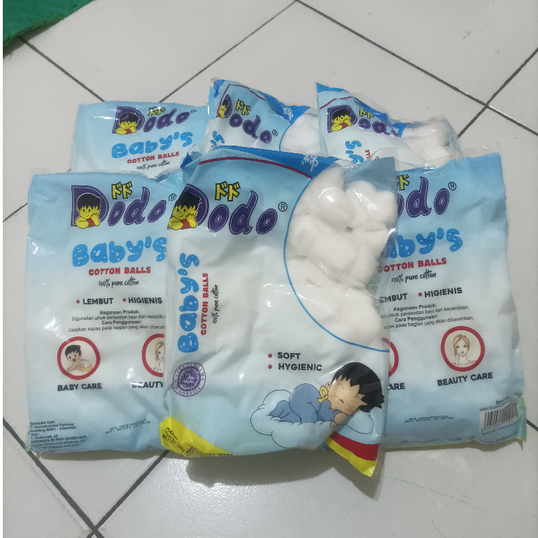Dodo Cotton Ball isi 100 - Baby's Cotton Ball