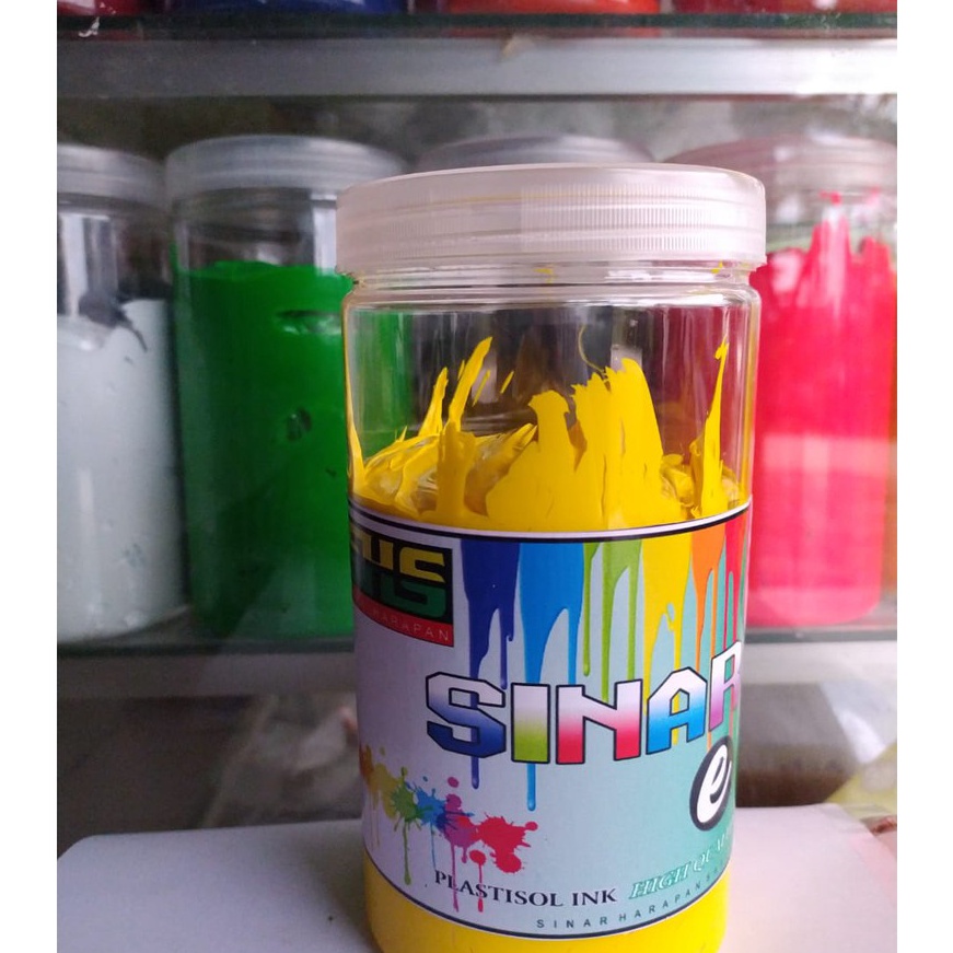 

Hemat Plastisol warna kuning SINAR HARAPAN SABLON kemasan 1kg