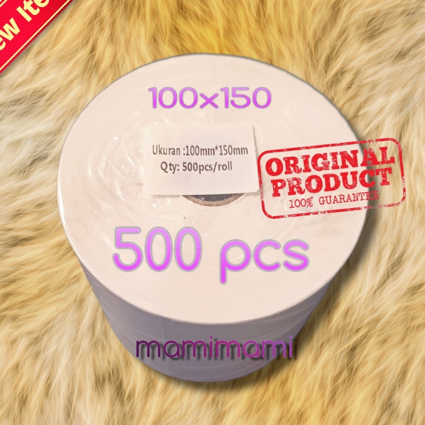 

Potongan Sticker Label Barcode 1 x 15 Isi 3 25 Kes Stiker Thermal 15x1 A6 Termal