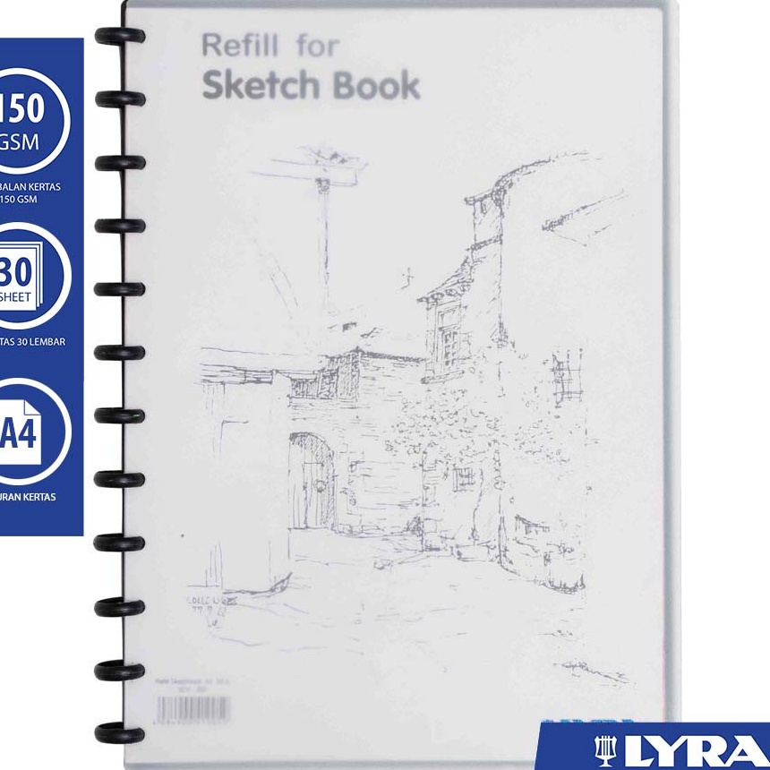 

Price LYRA Sketch Book A4 3 Sheets 15gsm Buku Sketsa untuk Menggambar