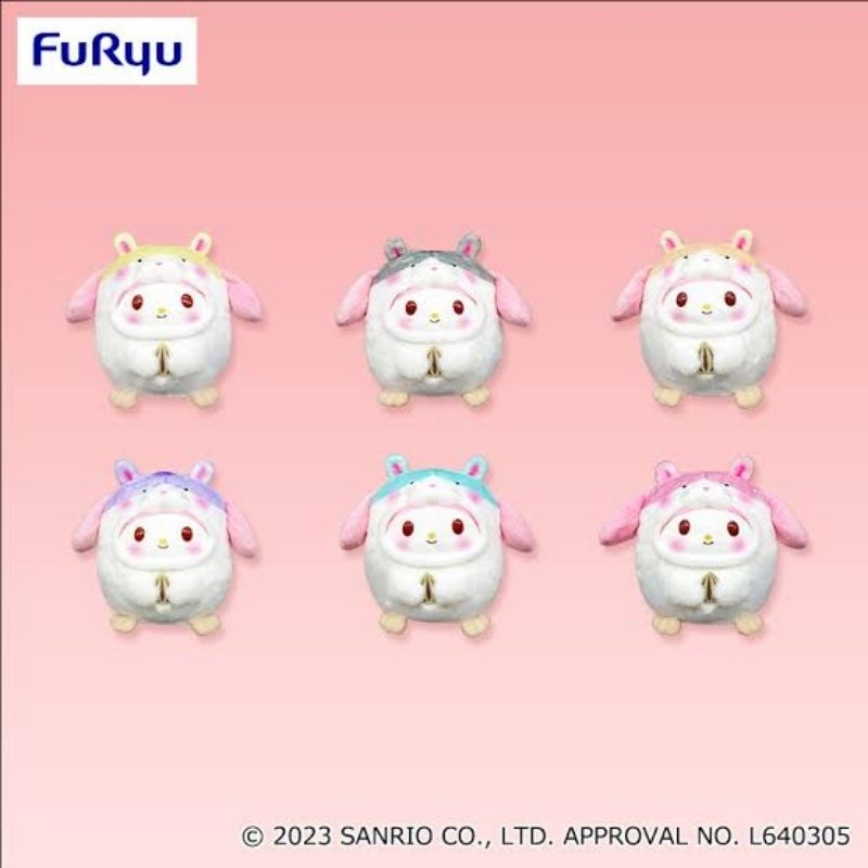 Sanrio My Melody Colorful Hamster Plush Doll FURYU