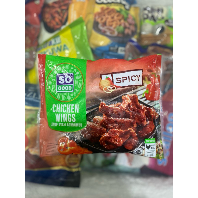 

SO GOOD Chicken Spicy Wings 400gr