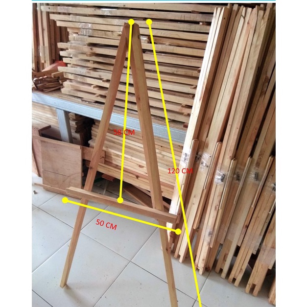 

FG2 EASEL 12 TRIPOD KAYU STANDING PHOTO KANVAS LUKISAN PAPAN TULIS CONGRATULATIONS WEDDING DAY WHITEBOARD CHALKBOARD DLL