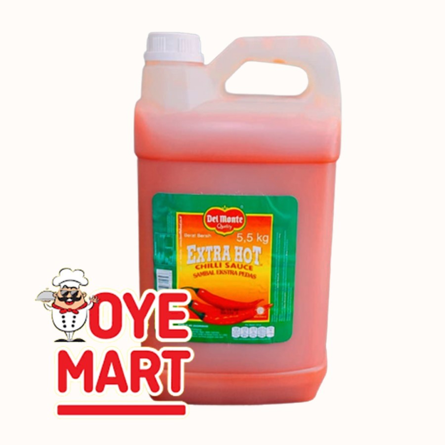 

DELMONTE EXTRA HOT GALON 5,5KG SAMBAL PEDAS DELMONTE JERIGEN