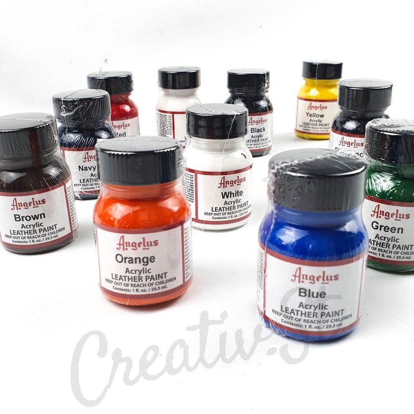 

Hemat ANGELUS Acrylic Leather Paint 1Oz 295Ml Cat Sepatu Kulit Midsole