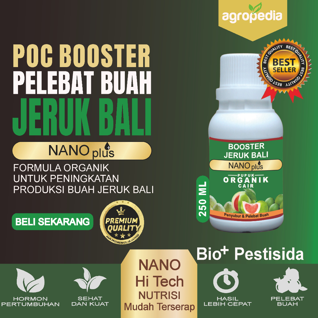 NUTRISI BOOSTER Pupuk Jeruk Bali Agar Cepat Berbuah, Super Pelebat Buah Jeruk Bali,  Pupuk Perangsan