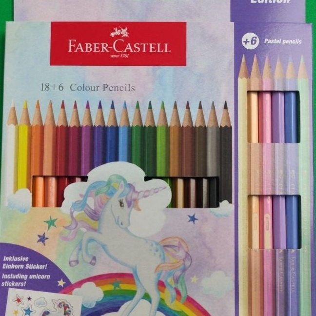 

HJ6 Pensil Warna Faber Castell 24C UNICORN Edition