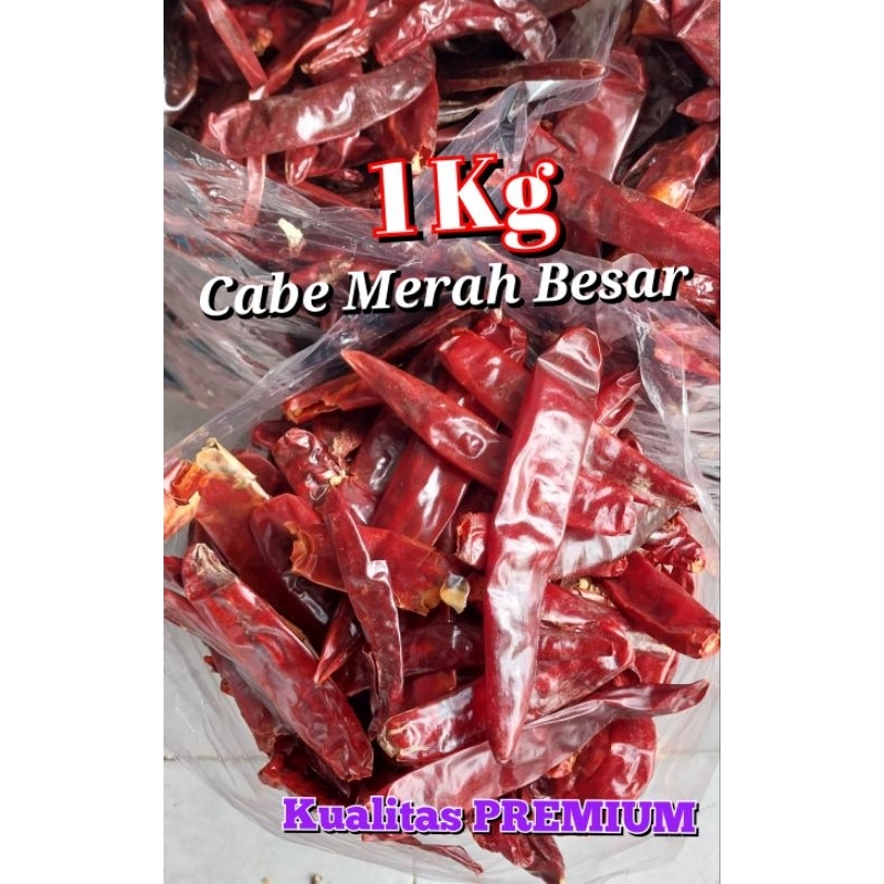 

1Kg Cabe Merah Besar Kualitas PREMIUM Tidak Pedas