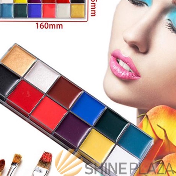 

Extra Face And Body Painting Art Set 12 Colors Cat Minyak Muka 12 Warna