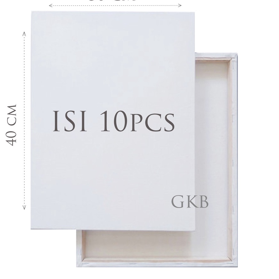 

FG2 Kanvas lukis 3x4 cm isi 1pcs