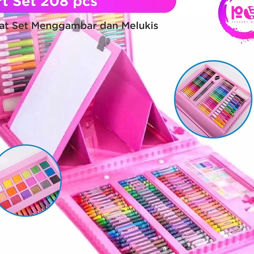 

KI3 POL COD Crayon Set 15 2 pcs Pensil Warna Alat Tulis Krayon Mewarnai