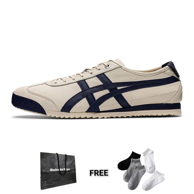 Sepatu onitsuka tiger super deluxe cream navy
