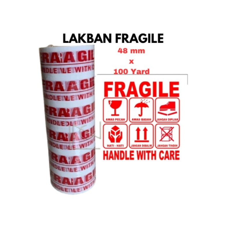 

LAKBAN FRAGILE PUTIH 48 X 100 YARD ( 6pcs )
