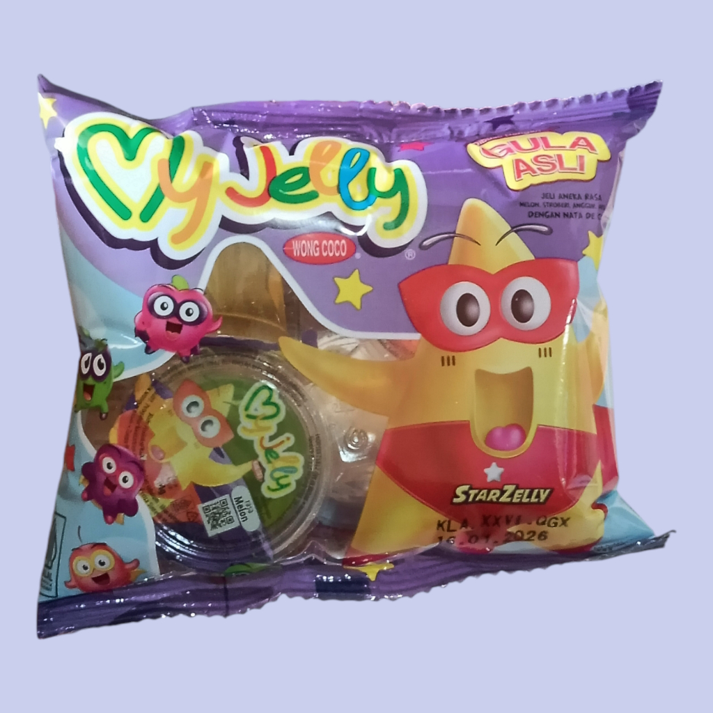 

RB Wong Coco My Jelly Rasa Buah 14gr isi 5 Cup [60 bungkus/KARTON]