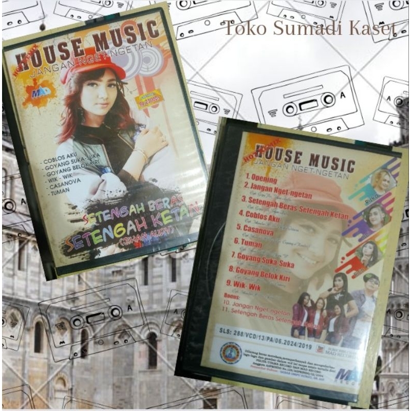vcd house music setelah beras setengah ketan mas record
