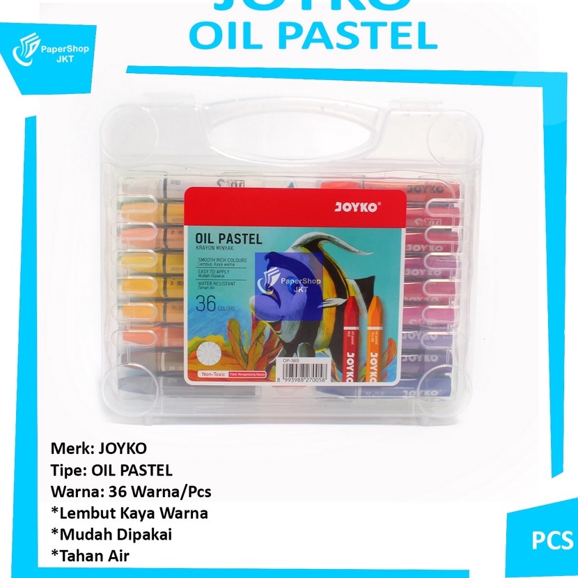 

KF7 JOYKO Krayon Minyak 36 Warna Crayon 36 Colors Oil Pastels Set