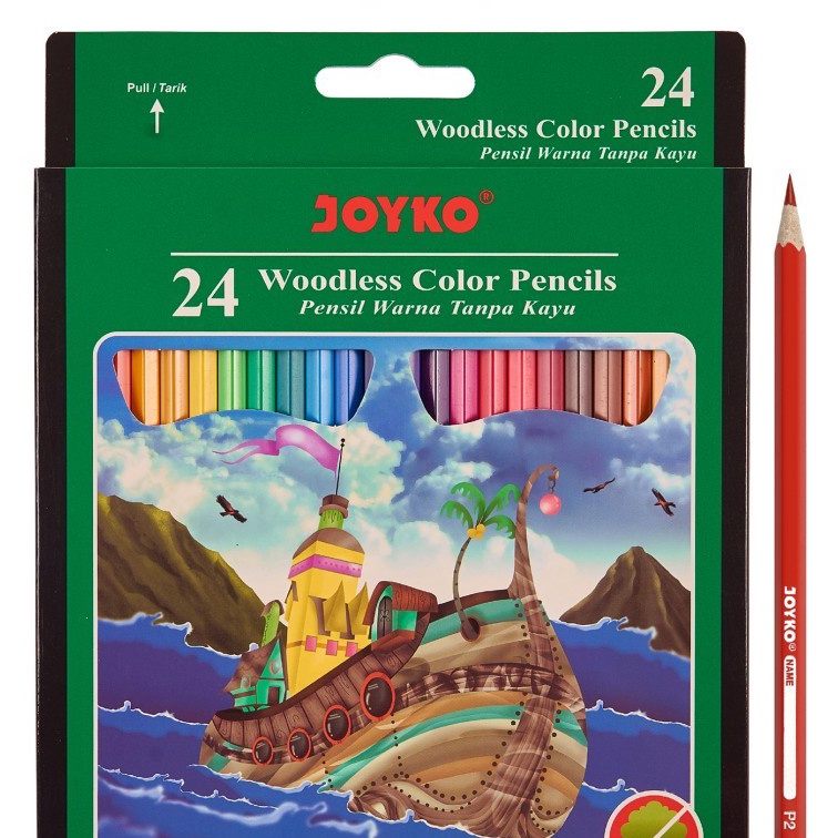 

Terkini Pensil Warna Joyko CP14 24 Warna Pensil Warna Joyko 24 Warna Panjang CP14