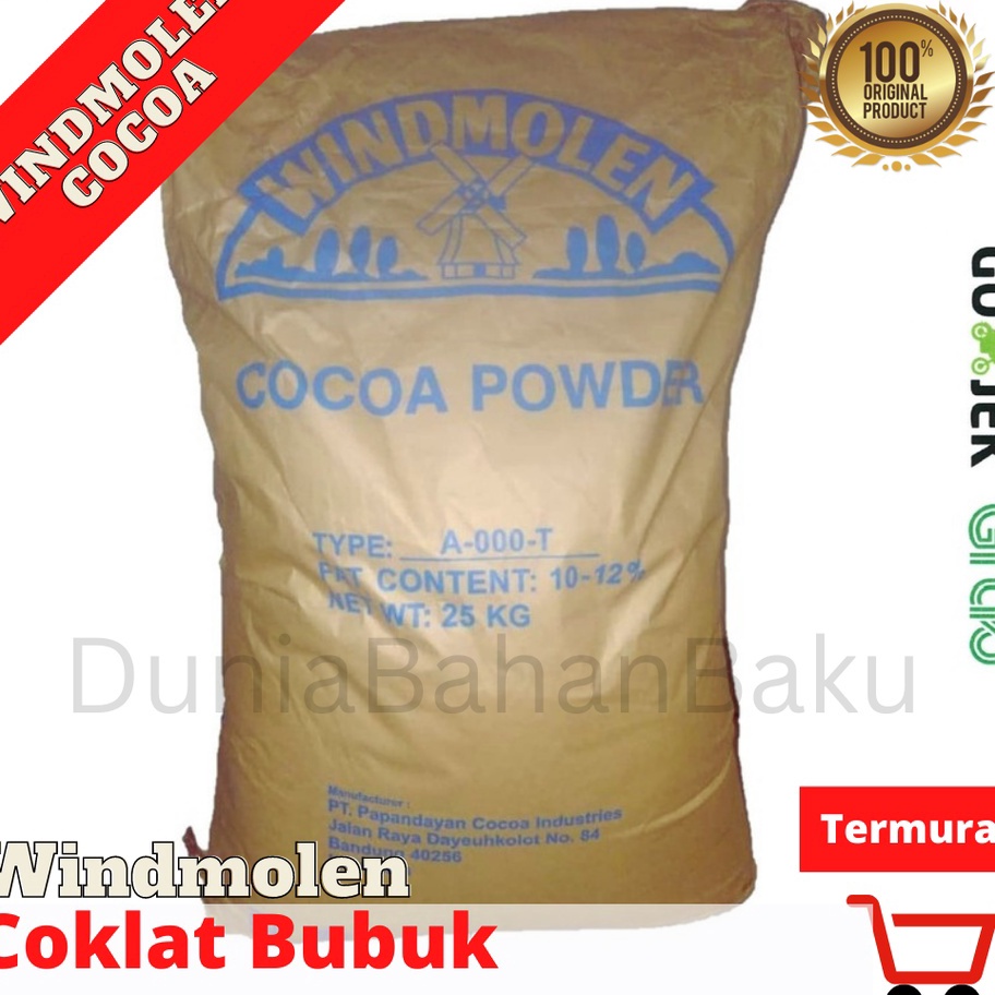 

PROMO GILAGILAAN COKLAT BUBUK WINDMOLEN COCOA POWDER 1KG ASLI 1 Kemasan ALU