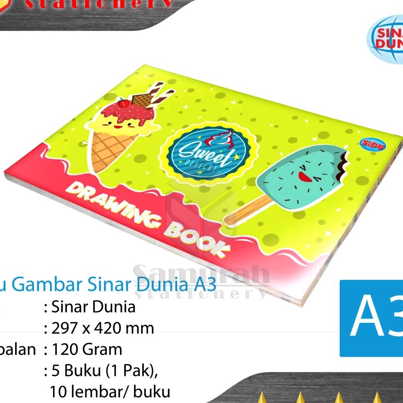 

Grosir Buku Gambar Sidu A3 Drawing Book Sinar Dunia A3 Buku Gambar Anak A3 TK SD SMP SMA Buku Sketsa