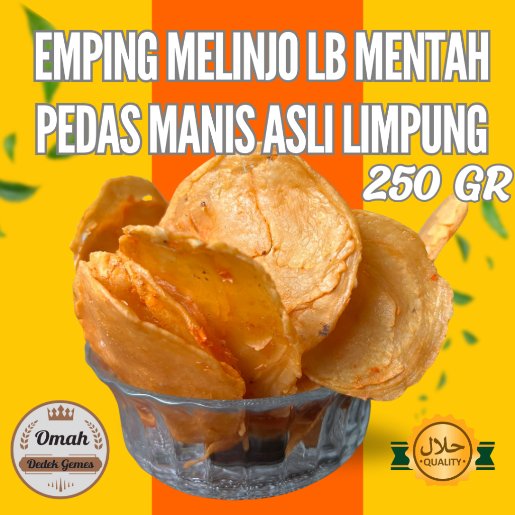 

EMPING MELINJO MENTAH PEDAS MANIS LB/BENGOL 250GR SIAP GORENG KUALITAS SUPER ASLI PRODUKSI LIMPUNG