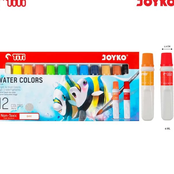 

Kilat Water Color Cat Air Joyko TiTi WAC6ML12 Warna