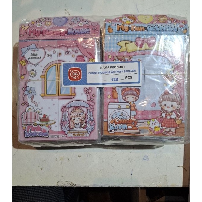 

HJ6 Stiker Funny House Aktivity 12pc Dg