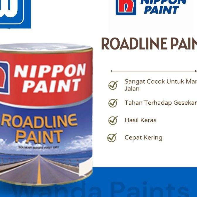 

Price NIPPON ROADPAINT 1 KG Cat Marka Jalan