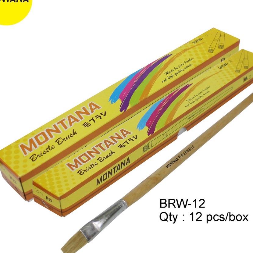 

Terbaru ATK Brush Kuas Cat Air Lukis Acrylic Montana BRW12