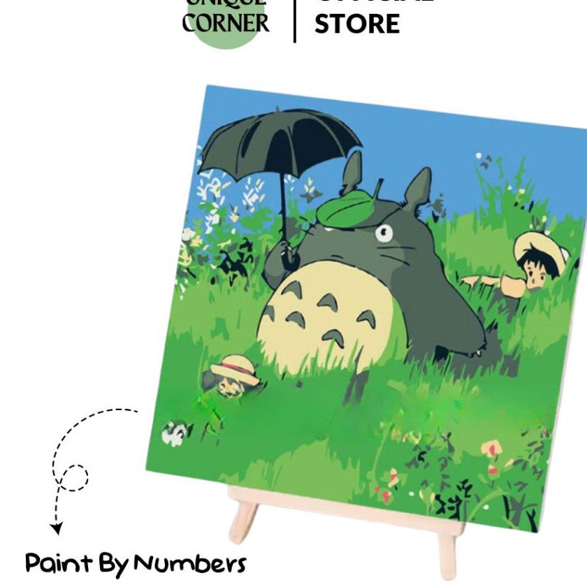 

FG2 UQ Melukis Paint By Numbers Kit Anak Kanvas Gambar Colouring Belajar Mewarnai STY753