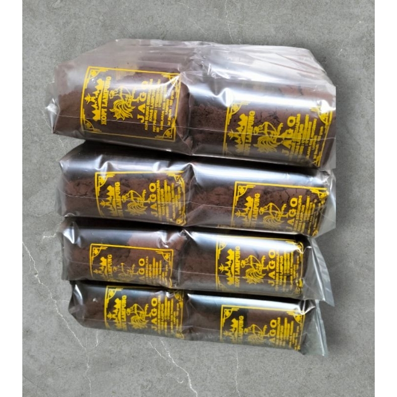 

kopi Lampung cap jago PAKET hemat 4bungkus(40pcs kemasan 100gr)