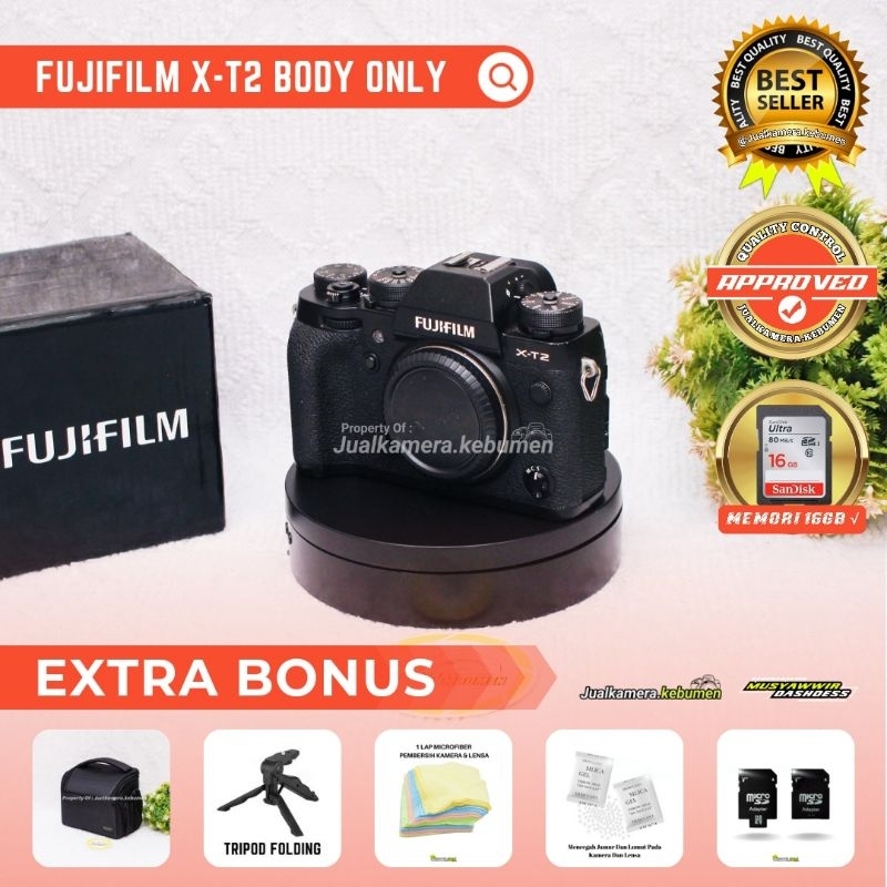 FUJIFILM X-T2 FUJIFILM XT-2 FUJIFILM XT2 BODY ONLY FUJIFILM XT2 BO MULUS BUKAN XT-T3