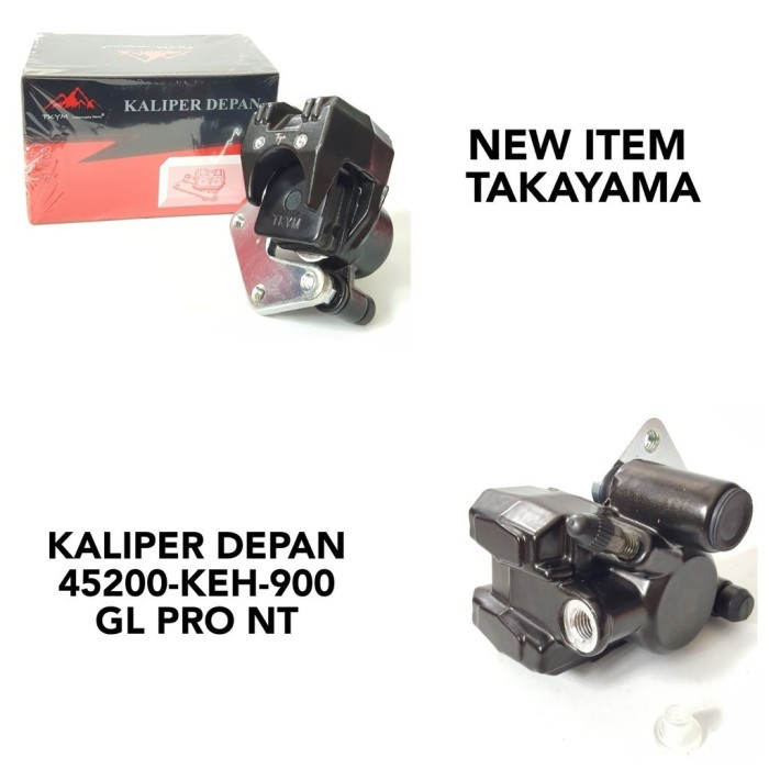 KALIPER DEPAN (BLACK) HONDA GL-PRO NT [45200-KEH-900]