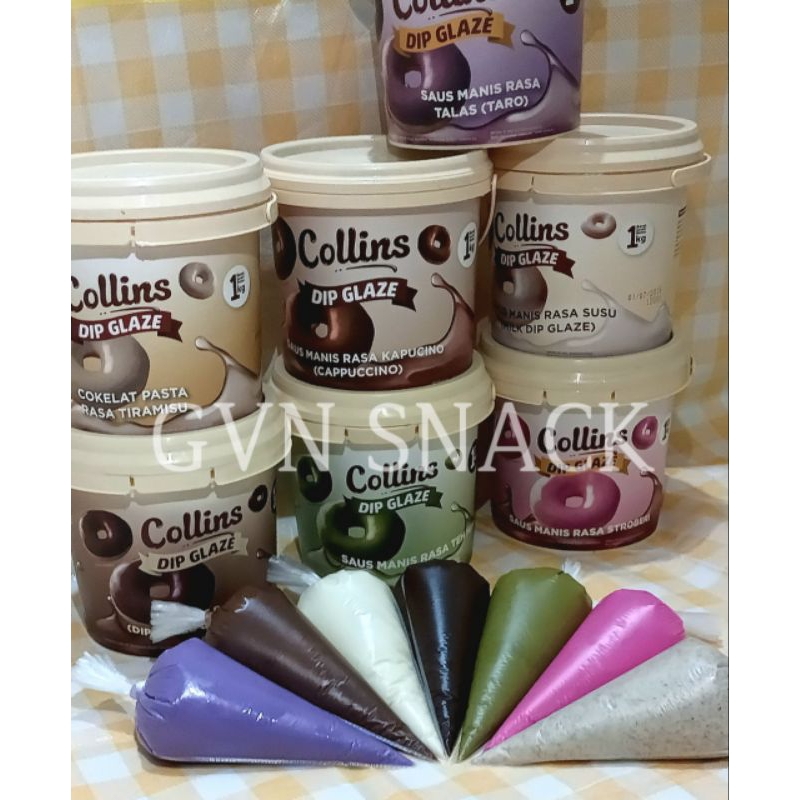 

Extra topping collin glaze coklat